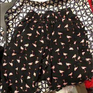 Pink Flamingo Jordan shorts!